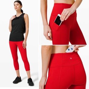 NWT Lululemon Pace Rival High-Rise Crop 22"